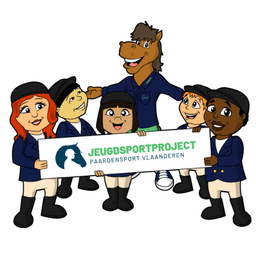 Logo jeugdsportproject Paardensport Vlaanderen